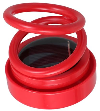 HAWILLOSCH Solarbetriebener Tragbarer Molekularer Heizkörper Für Autos Aromatherapie-diffusor Mit Drehbarem Doppelkreisdesign Für Einsatz Im Büro Und Zuhause