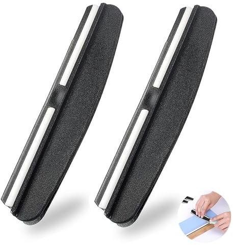 2 Pcs Knife Sharpening Guide, Professional Knife Sharpening Angle Guide, for Sharpening Knives,Easy Use Knife Sharpener for Outdoor Or Kitchen Tools (Black)