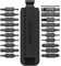Galvanox 21PC Flat Bit-Kit Designed for Leatherman Multi-Tool Screwdrivers, [59-HRC] Industrial-Grade Hardened S2 Impact Steel, Set Includes Double-Sided Sheath Holder (Black)