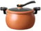 PRMTYUP Non Stick Pressure Cooker, 8L Micro Pressure Cooker Fast Cooking Cookware, Thickened And Durable Medical Stone Soup Pot, with Transparent Glass Lid,Orange