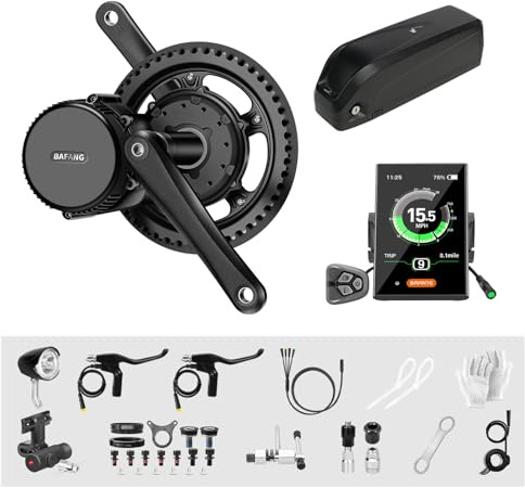 BAFANG Ebike 48V 75OW Mittelmotor mit C18 Display, 20AH Ak ku, UART Version