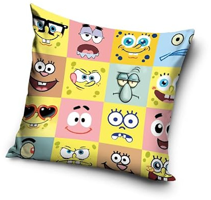 Carbotex Spongebob Kissen Dekokissen SBOB241007 40 x 40 cm