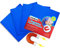 Creative QT Magplates - Magnetic Building Brick Plates - Compatible with All Major Brands 4 Pack Blue