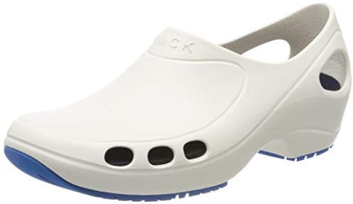 WOCK EVERLITE Plus, Scarpa Chiusa Unisex Lavabile e Leggerissima, Zoccolo Sanitario da Lavoro Antistatico, Antiscivolo e con Assorbimento degli Urti