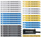 30PCS U-Shank Jig Saw Blade Set for Wood Plastic Metal Cutting Compatible with Bosch SKIL Black and Decker Jigsaw Blades U Shank Includes 6T 8T 10T 14T 18T 24T 32T with 420D Zipper Bag