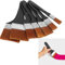 7pcs Artist Flat Paint Brush for Gesso, Varnishes, Acrylic Painting, Oil Paint, Watercolor, Wood, Wall, Furniture-Brush Cleaner