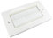 Single/Double Width Brushed Brushes Cable Entry/Exit Faceplate (White (Double))