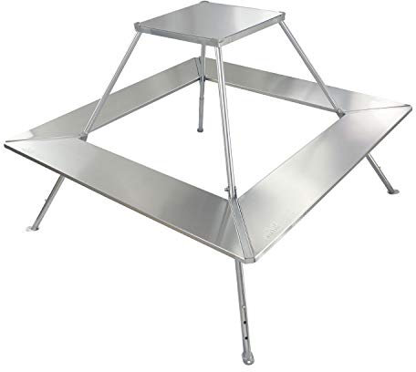 Winnerwell Feuerwache Herd Tisch | Sicherheitsbarriere und Tabelle für Winnerwell Öfen und Feuerstellen | 304 Edelstahl