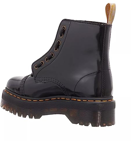 Dr. Martens Damen Vegan Sinclair Mode-Stiefel, Black Oxford, 42 EU