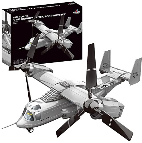 Apostrophe Games V-22 Fischadler Tiltrotor Flugzeug bausteinset - 460 Stück