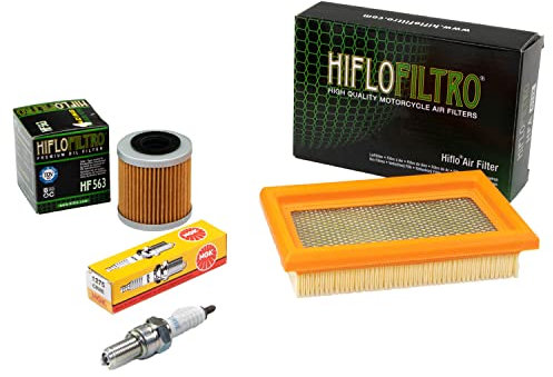 Wartungspaket Luftfilter + Ölfilter + Zündkerze für Aprilia RX 125 4T RX125 SX 125 SX125 Baujahr 2018-2021