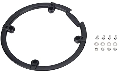 Ejoyous Kettenschutzring, Fahrrad Kettenblatt Schutz Kettenschutzring Kunststoff Kettenrad Kurbel Abdeckung Schwarz für Mountainbike Fahrrad für M430 M590 M390