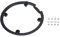 Ejoyous Kettenschutzring, Fahrrad Kettenblatt Schutz Kettenschutzring Kunststoff Kettenrad Kurbel Abdeckung Schwarz für Mountainbike Fahrrad für M430 M590 M390