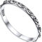 FOCALOOK Ehering Partnerring für Männer 925 Silber 2mm breit Vorsteckring Verlobungsring Trauring Vintage Böser Blick Muster Schmuck für Valentinstag Größe 64 (20.4)