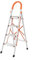 TREPPE Escalera Aluminio Plegable Tijera 4 Peldaños Domestica