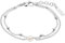 JETTE Damen-Armband 925er Silber Süßwasserperle One Size, Silber 32021990