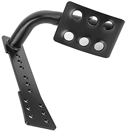 Akozon Autopedal, Fußstütze aus Metall für die Linke Seite, Dekorationszubehör, Passend für Wrangler JK 2008-2017