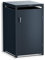 Metzler Mülltonnenbox in Anthrazit RAL7016 für 1 Tonne, Container wetterfest, Tonnenbox, Mülltonnenverkleidung, abschließbar, Gartenbox, Müllbox für Einzeltonne 680 × 1163 × 800 mm