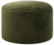 icon Milano Velvet Bean Bag Pouffe, Olive Green, Large Pouffe Footstool with Filling Included, Footrest, Bedroom, Living Room, Living Room Furniture