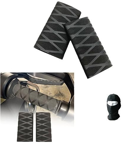 Compatible avec Yamaha N-Max 125 Housse DE Grip Housse DE Grip, POIGNÉE THERMORÉTRACTABLE pour POIGNÉES UNIVERSELLES Moto-Scooter ÉGALEMENT Manchons D'ACCÉLÉRATEUR Chauffants