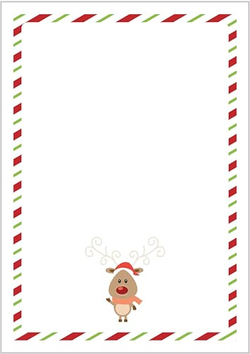 Briefpapier Wichtel DIN A4 - Papier Weihnachten - 20 Blatt - Motiv Nr. 067 | 80g/m²