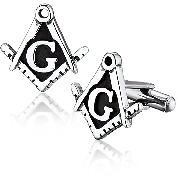 Bandmax Manschettenknöpfe Herren Edelstahl Manschettenknopf Cufflinks for Men Wikinger Manschettenknöpfe Hemd Shmuck für Hemd Hochzeit