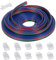 GTIWUNG 15m 4-Polig LED Verlängerungskabel 10mm, RGB LED Strip Extension Kabel, Inkl. Lückenlose Stecker, Für 5050 3528 2835 LED Streifen, Indoor und Outdoor