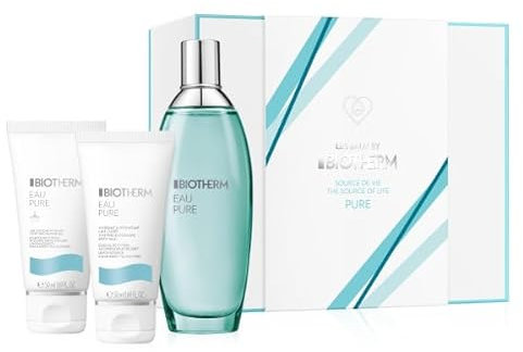 Biotherm Eau Pure Geschenkset (Edt 100ml + Duschgel 50ml + Body Milk 50ml)