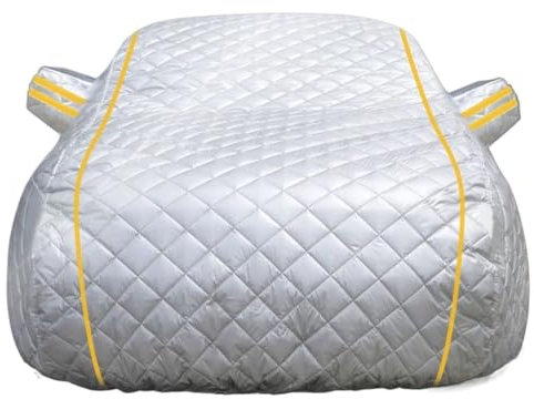 Auto-Hagelschutz-Schutzhülle für BMW 3er G20, Windschutzscheibe Hagelschutz, Outdoor Indoor Winddes Auto gegen Hagel mit reflektierenden Streifen(B)