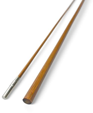 ZHUSROD 4wt | 2,1 m | 2 pezzi | Canna da pesca in bambù vuota | Dickerson 7012 Taper (ghiera, solo 1 punta)
