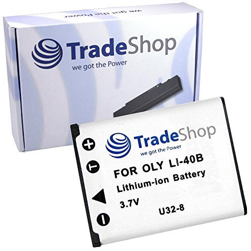 Trade-Shop Kamera Li-Ion Akku 3,7V kompatibel mit Praktica NP45, kompatibel mit Fujifilm NP-45, NP-45A, kompatibel mit Casio NP-82, NP-82DBA