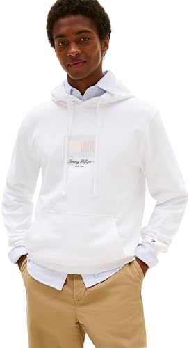 Tommy Hilfiger Herren Hoodie Ithaca Flag aus Baumwolle