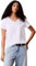 Calvin Klein Camiseta de Manga Corta Mujer Archive Jersey tee con Cuello de Pico, Blanco (Brilliant White), XXL