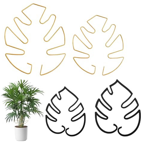 CHIHOLEN Monstera, 4 supporti per piante rampicanti Monstera, supporto per piante, supporto per piante da giardino