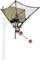 ININOSNP Tireur de Basket-Ball en Acier Système de Retour de Ballon de Basket Ball Back Pro, Filet de Basket-Ball Mural for intérieur/extérieur, équipement d'entraînement de Basket-Ball Portable