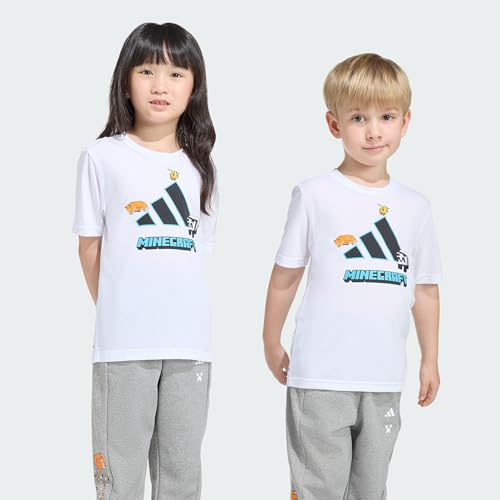 adidas Unisex Kids Minecraft Trainings-T-Shirt