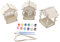 NDNCZDHC DIY Wooden Birdhouse Kit, Bird House with Paint and brushes, Art and Crafts Painting Kits for Bird Feeder, Wood Craft Kits