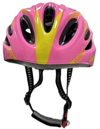 kowaku Kinder Fahrradhelm Verstellbar Rennradhelm Leichter für Jungen und Mädchen, Tragbarer Sporthelm Kinder Fahrradhelm für den Außenbereich, Rosa