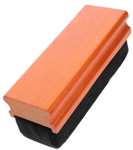 BESPORTBLE Vinyl Schallplattenreinigungsbürste mit Samtgriff aus Holz Schonende Plattenspielerbürste für Schallplatten CD Player Antistatisches Zubehör Zur Reinigung Von Retro Abspielgeräten