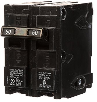 Q250 50-Amp Double Pole Type QP Circuit Breaker