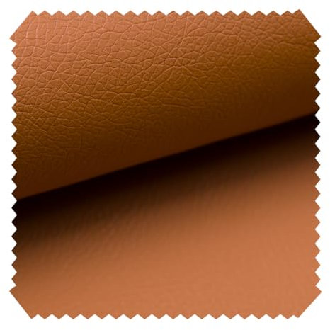 novely® Soltau | weiches Kunstleder PU Premium Qualität Polsterstoff mehr als 100.000 Touren Echtleder-Optik Möbelstoff | Meteware | 1lfm (14 Terracotta)