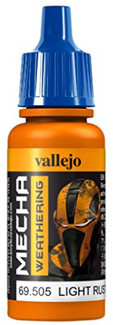 Vallejo (17 ml AV Mecha Farbe Acryl Airbrush Farbe – - Light Rust Wash