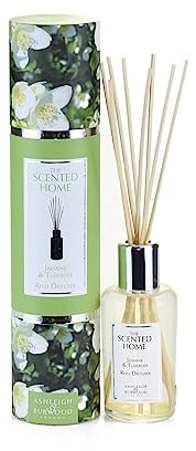 Ashleigh & Burwood Scented Home 150ml Rattanstäbchen Duft Geschenkset Jasmin & Tuberose