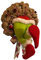 Clevoers Grinch Weihnachtskranz Türkranz Weihnachten Weihnachtsdeko Kranz Weihnachtsbaumschmuck Grinch Gefüllte Elfenbeine Stecken Im Weihnachtskranz Für Kamin Autotür Party Home Decor