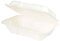BIOZOYG Burgerbox aus Zuckerrohr mit angrenzendem Deckel I 50 Stück kompostierbare Bagasse Snack-Verpackung - biologisch abbaubar I Pommes Menübox eckig I Lunch to go 22,9 x 15,5 x 7,7 cm