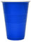 Komonee Blue Cups 16oz 500ml Wide Rimmed Disposable American Superbowl Party Cups USA Adult Novelty Plastic Glass 96pc
