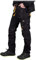 REIS FORECO-T BY60 Pantaloni da Lavoro per Uomo, Protettivi, Antitaglio, Cargo, 80% Poliestere 20% Cotone, Nero-giallo, Taglia, 60