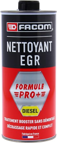 Facom Nettoyant Vanne EGR, Spécial Diesel, Formule Pro+ 1L Rouge