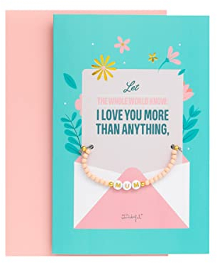 Mr. Wonderful Postal con pulsera - I love you more than anything, Mum