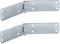 Gedotec französische Kistenbänder schwere Torbänder 2 Stück - Ladenbänder aus Stahl | 200 x 35 mm | Torband blau verzinkt | Scharnier Materialstärke 2 mm | Türscharnier Metall zum Schrauben